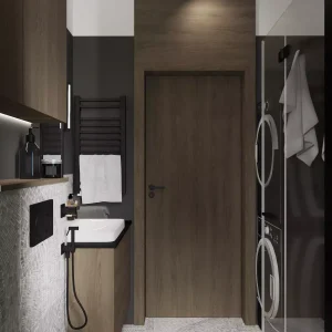 Łazienka - drzwi